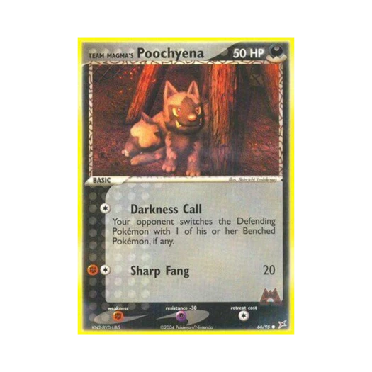 포켓몬 TCG 마그마단의 포챠나 C EX 마그마단 vs 아쿠아단 (영문판)