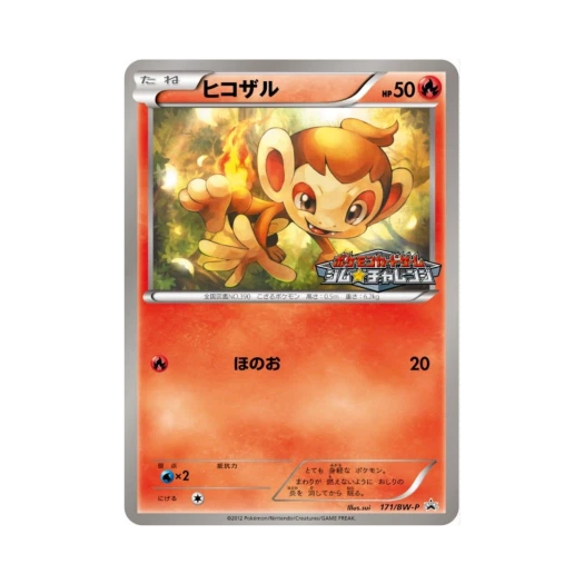 포켓몬 TCG 불꽃숭이 P 블랙 & 화이트 프로모카드 (일어판)