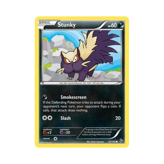 포켓몬 TCG 스컹뿡 C 플래시파이어 (영문판)