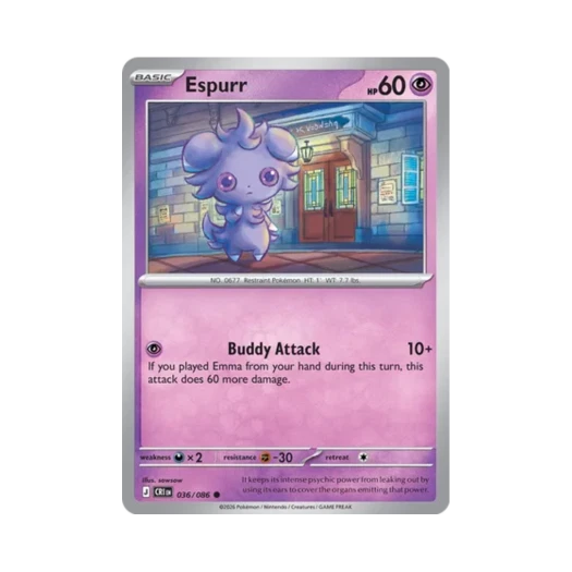 포켓몬 TCG 냐스퍼 C 카오스 라이징 (영문판) 카드 이미지