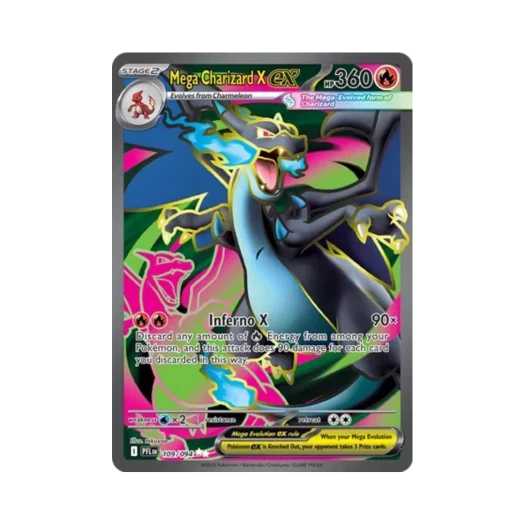 포켓몬 TCG 메가 리자몽 X ex UR 판타스말 플레임즈 (영문판)