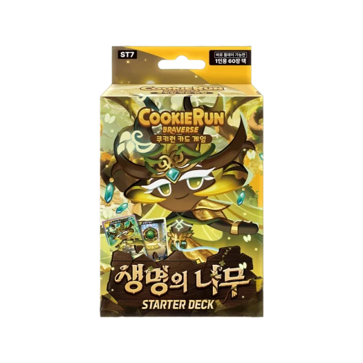 쿠키런 TCG 쿠키런 브레이버스 카드 게임 스타터 덱 생명의 나무 (60팩/한글판) 상품 이미지