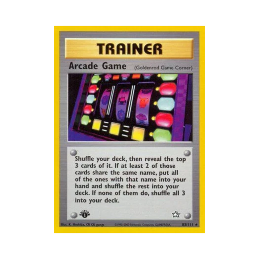 포켓몬 TCG 아케이드 게임 R 네오 제네시스 (영문판)