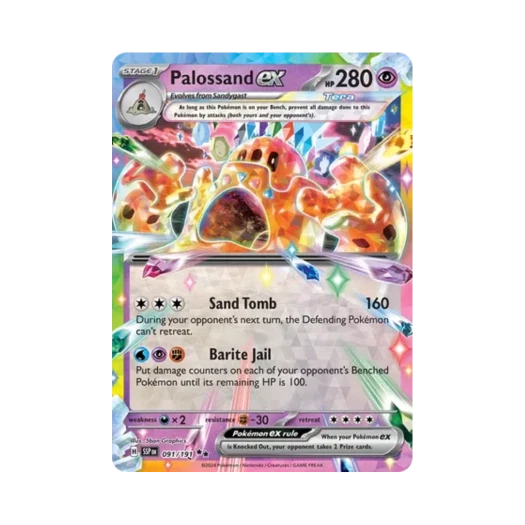포켓몬 TCG 모래성이당 ex DR 서징 스파크 (영문판)
