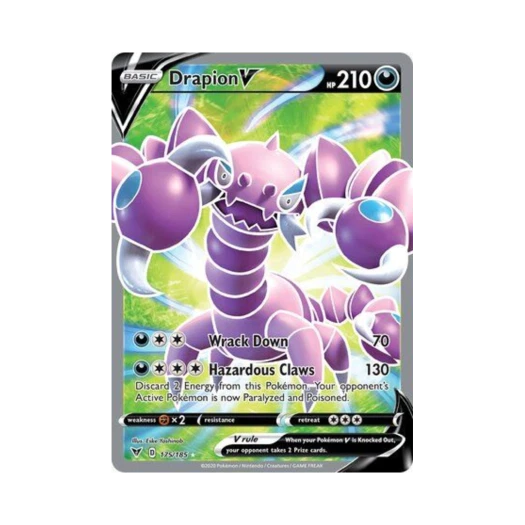 포켓몬 TCG 드래피온 V RU 비비드 볼티지 (영문판)