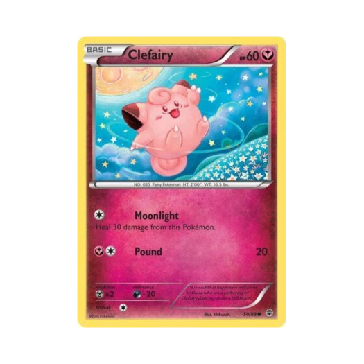 Pokemon TCG Clefairy C Generations (English Ver.)
