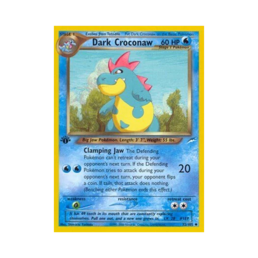 포켓몬 TCG 다크 엘리게이 U 네오 데스티니 (영문판)
