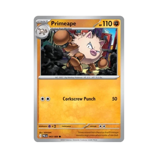 포켓몬 TCG 성원숭 C 피치 블랙 (영문판) 카드 이미지