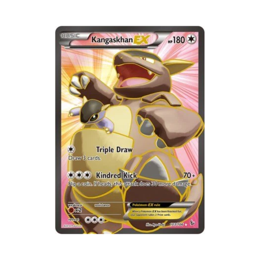 포켓몬 TCG 캥카 EX RU 플래시파이어 (영문판)