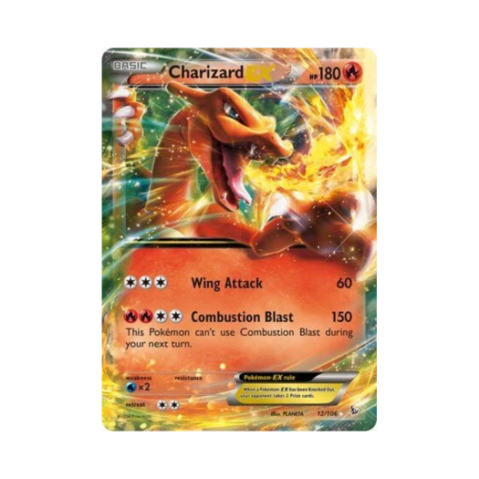 Pokemon TCG Charizard EX RHE Flashfire (English Ver.)