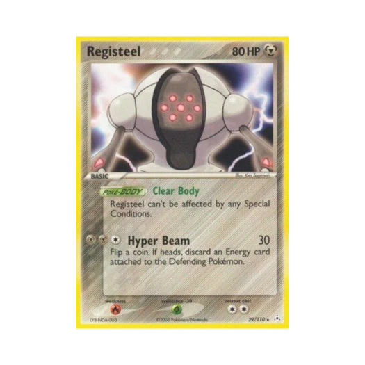 포켓몬 TCG 레지스틸 R EX 홀론 팬텀 (영문판)