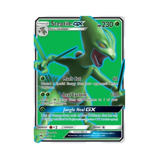 포켓몬 TCG 나무킹 GX RU 로스트 썬더 (영문판)