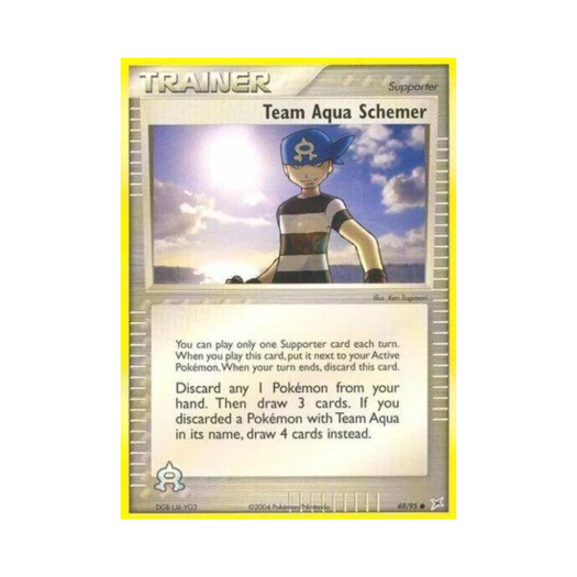포켓몬 TCG 아쿠아단 스키머 C EX 마그마단 vs 아쿠아단 (영문판)