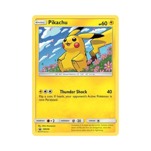 Pokemon TCG Pikachu P Sun & Moon Promos (English Ver.)