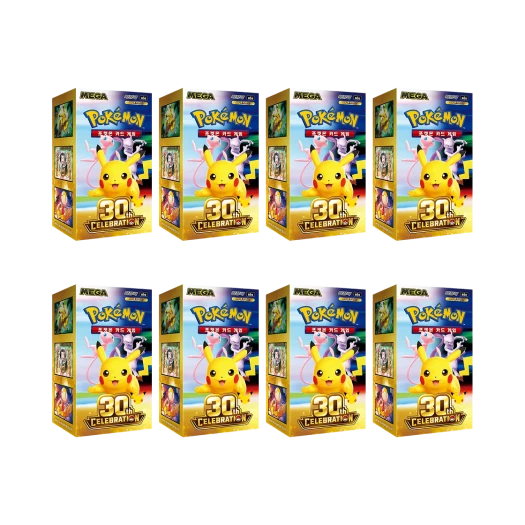 포켓몬 TCG 메가 확장팩 30주년 기념팩 8 박스 (160팩/한글판)