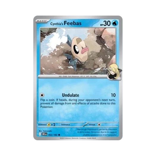 Pokemon TCG Cynthia's Feebas C Destined Rivals (English Ver.)