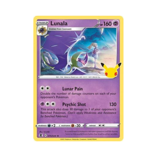 포켓몬 TCG 루나아라 RH 셀레브레이션즈 (영문판)