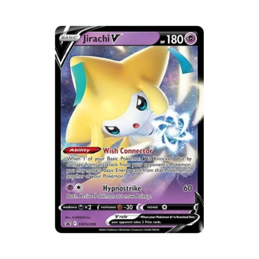 포켓몬 TCG 지라치 V 점보 P 소드 & 실드 프로모카드 (영문판)