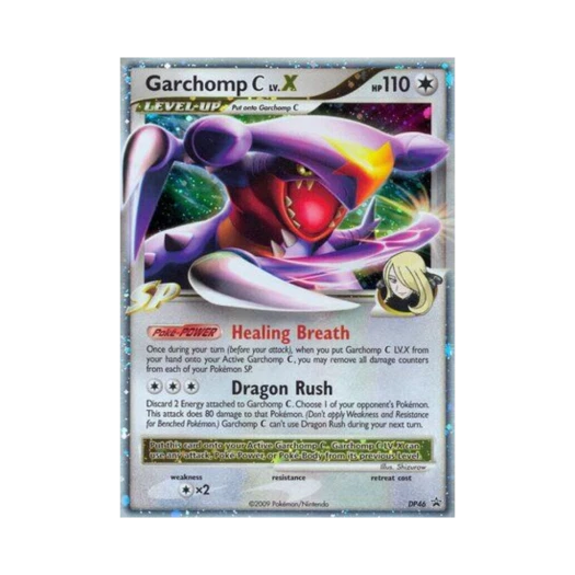 포켓몬 TCG 한카리아스 C LV.X P 다이아몬드 & 펄 프로모카드 (영문판)