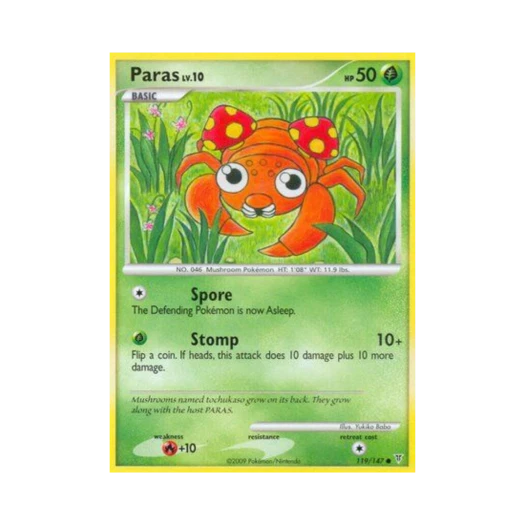 Pokemon TCG Paras C Supreme Victors (English Ver.)