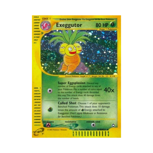 Pokemon TCG Exeggutor RH Aquapolis (English Ver.)