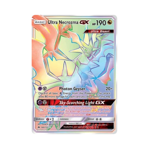 Pokemon TCG Ultra Necrozma GX RR Forbidden Light (English Ver.)