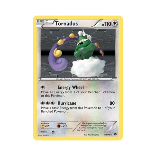 Pokemon TCG Tornadus RH Emerging Powers (English Ver.)