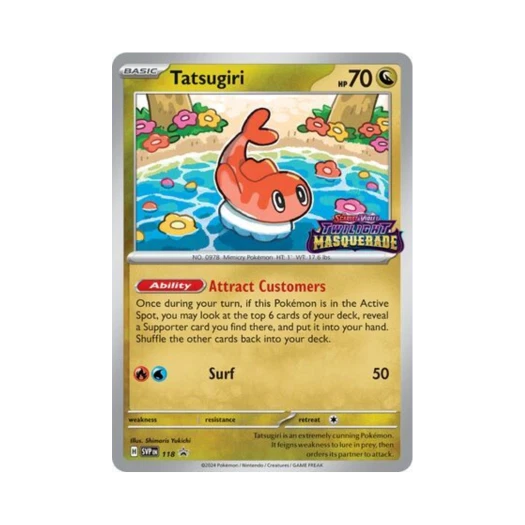 Pokemon TCG Tatsugiri P Scarlet & Violet Promos (English Ver.)
