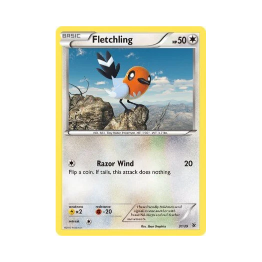 Pokemon TCG Fletchling Kalos Starter Set (English Ver.)
