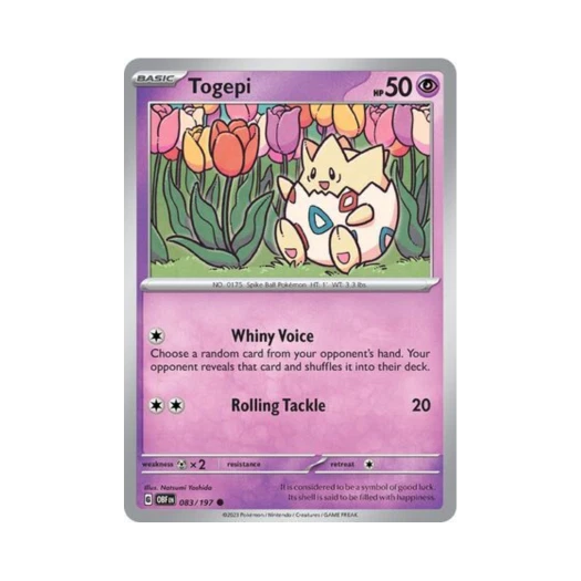 포켓몬 TCG 토게피 C 옵시디언 플레임즈 (영문판) 카드 이미지