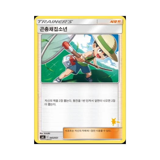 포켓몬 TCG 곤충채집소년 썬&문 패밀리 포켓몬 카드 게임 라이츄 GX 덱 (한글판)
