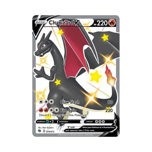 포켓몬 TCG 리자몽 V RS 챔피언스 패스 (영문판) 카드 이미지