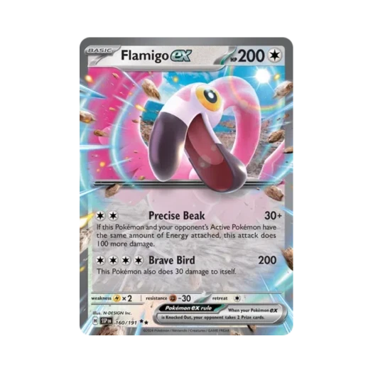 Pokemon TCG Flamigo ex DR Surging Sparks (English Ver.)