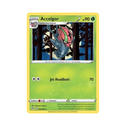 Pokemon TCG Accelgor R Darkness Ablaze (English Ver.)