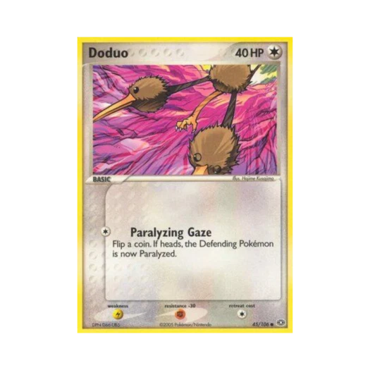 포켓몬 TCG 두두 C EX 에메랄드 (영문판)