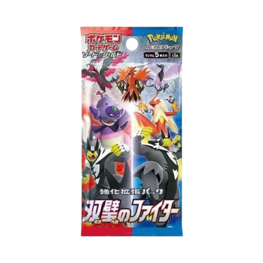 포켓몬 TCG 소드&실드 강화 확장팩 쌍벽의 파이터 팩 (5장/일어판) 카드 이미지