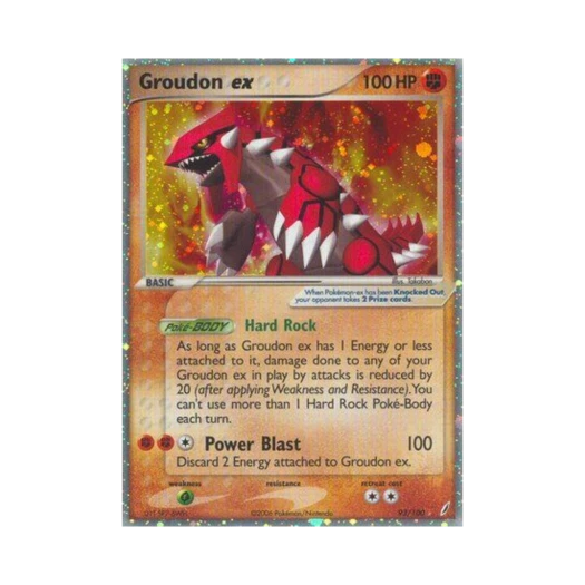 포켓몬 TCG 그란돈 ex RHe EX 크리스탈 가디언스 (영문판)