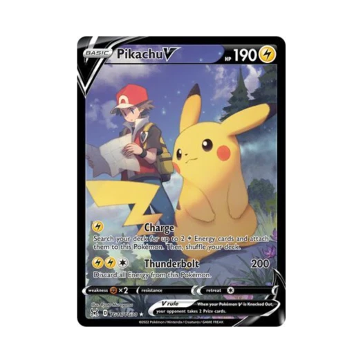 포켓몬 TCG 피카츄 V HRV 로스트 오리진 (영문판)