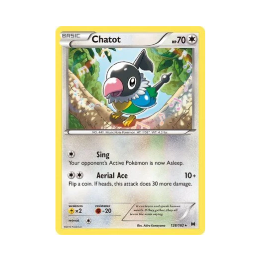 Pokemon TCG Chatot R BREAKthrough (English Ver.)