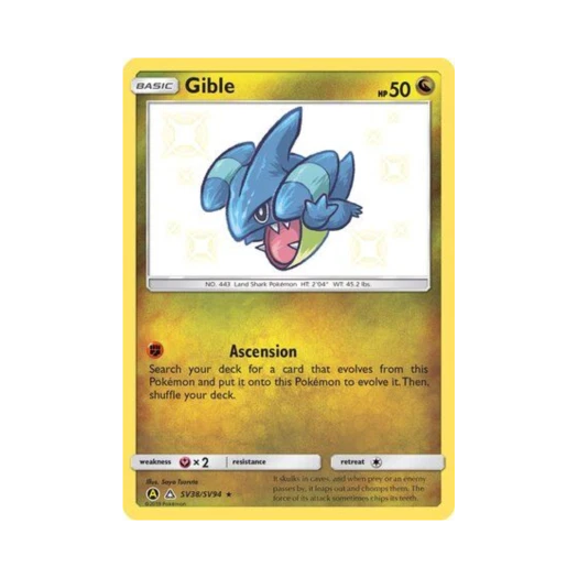 Pokemon TCG Gible RS Hidden Fates (English Ver.)