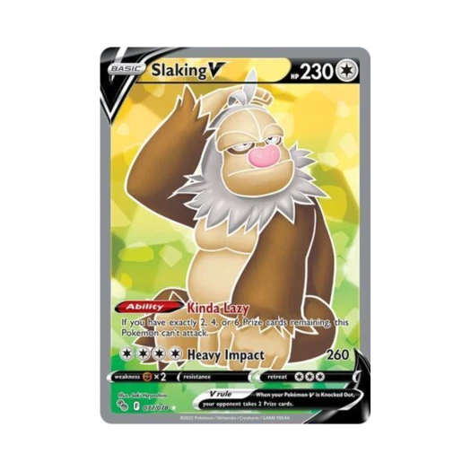 포켓몬 TCG 게을킹 V RU 포켓몬 고 (영문판)