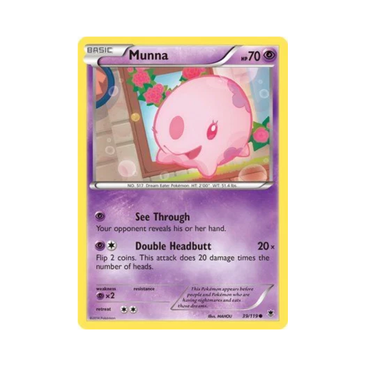 Pokemon TCG Munna C Phantom Forces (English Ver.)