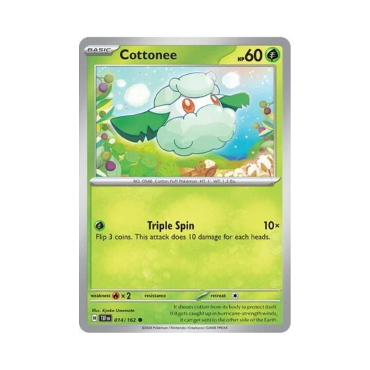 Pokemon TCG Cottonee C Temporal Forces (English Ver.)