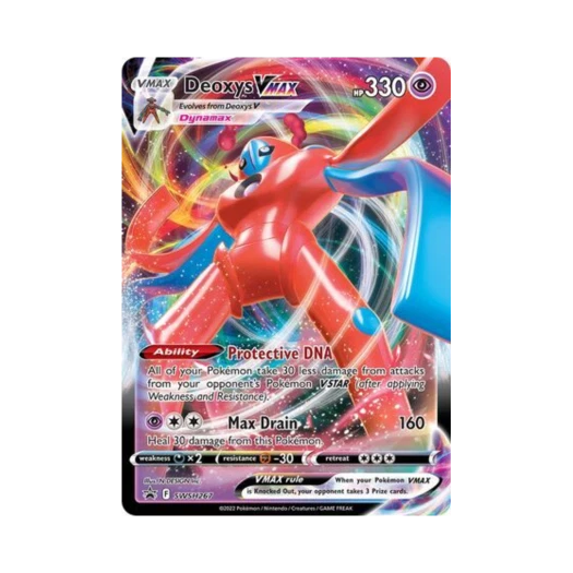 포켓몬 TCG 테오키스 VMAX P 소드 & 실드 프로모카드 (영문판)