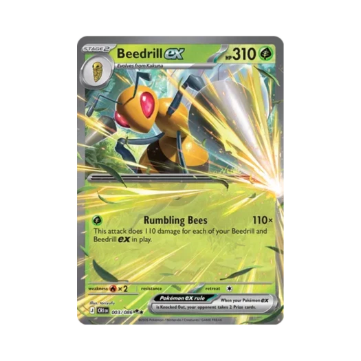 Pokemon TCG Beedrill ex RR Chaos Rising (English Ver.)