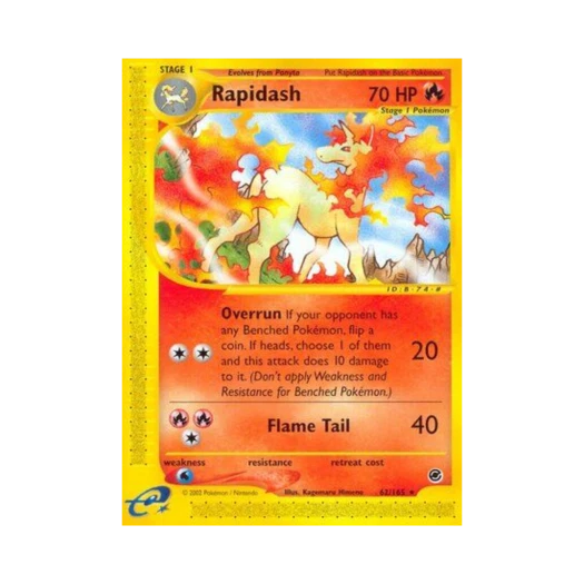 Pokemon TCG Rapidash R Expedition Base Set (English Ver.)