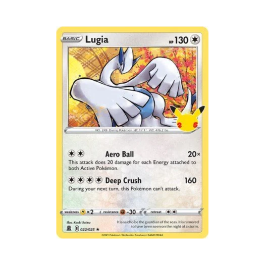 Pokemon TCG Lugia R Celebrations (English Ver.)