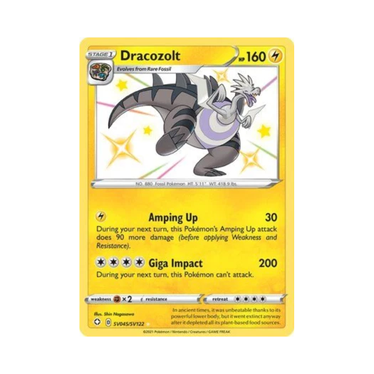 포켓몬 TCG 파치래곤 RS 샤이닝 페이츠 (영문판)