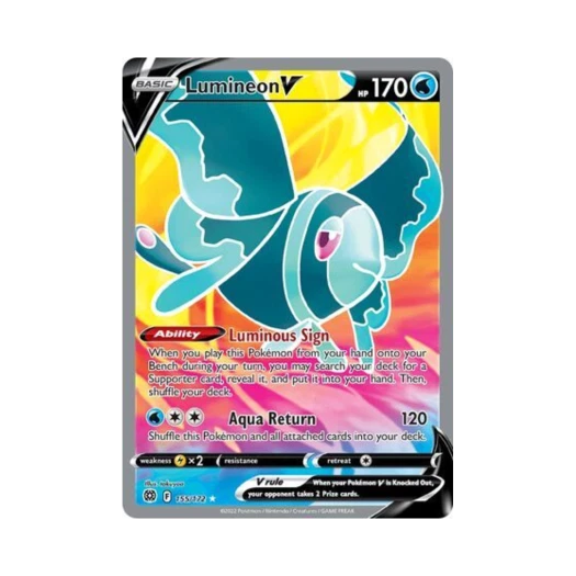 Pokemon TCG Lumineon V RU Brilliant Stars (English Ver.)