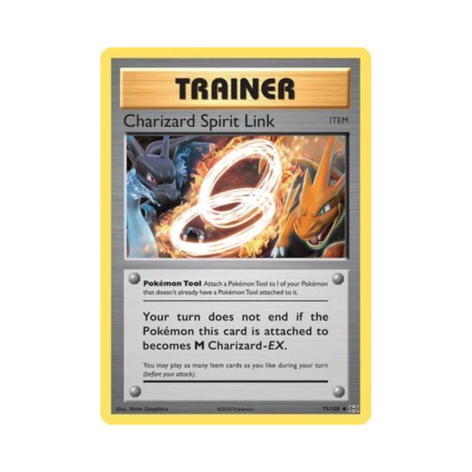 Pokemon TCG Charizard Spirit Link U Evolutions (English Ver.)